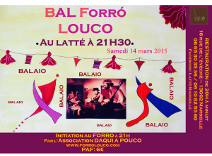 Affiche_Concert_Forro Louco BALAIO_14.03.2015