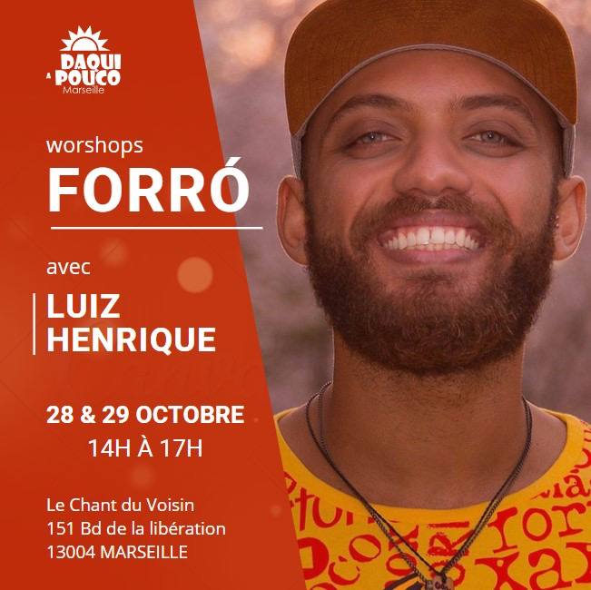 Luiz Henrique professeur de forro worksop